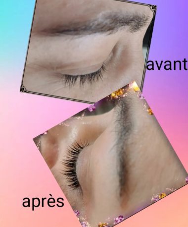 Beauté du regard, extension de cils