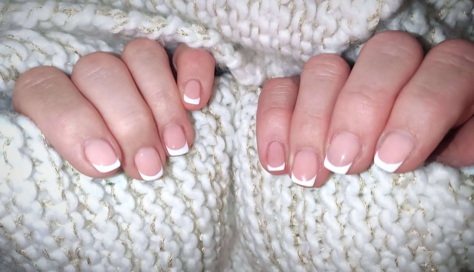 Nails with intricate gel art design